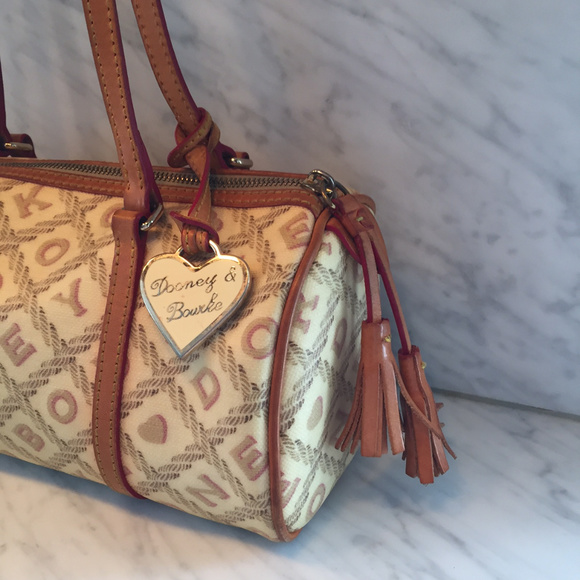 {Dooney & Bourke} Signature Barrel Bag w/Charm - Picture 2 of 7